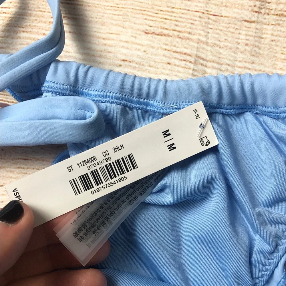 NWT Frankie's Bikinis x PINK‎ Sky Blue Bottom